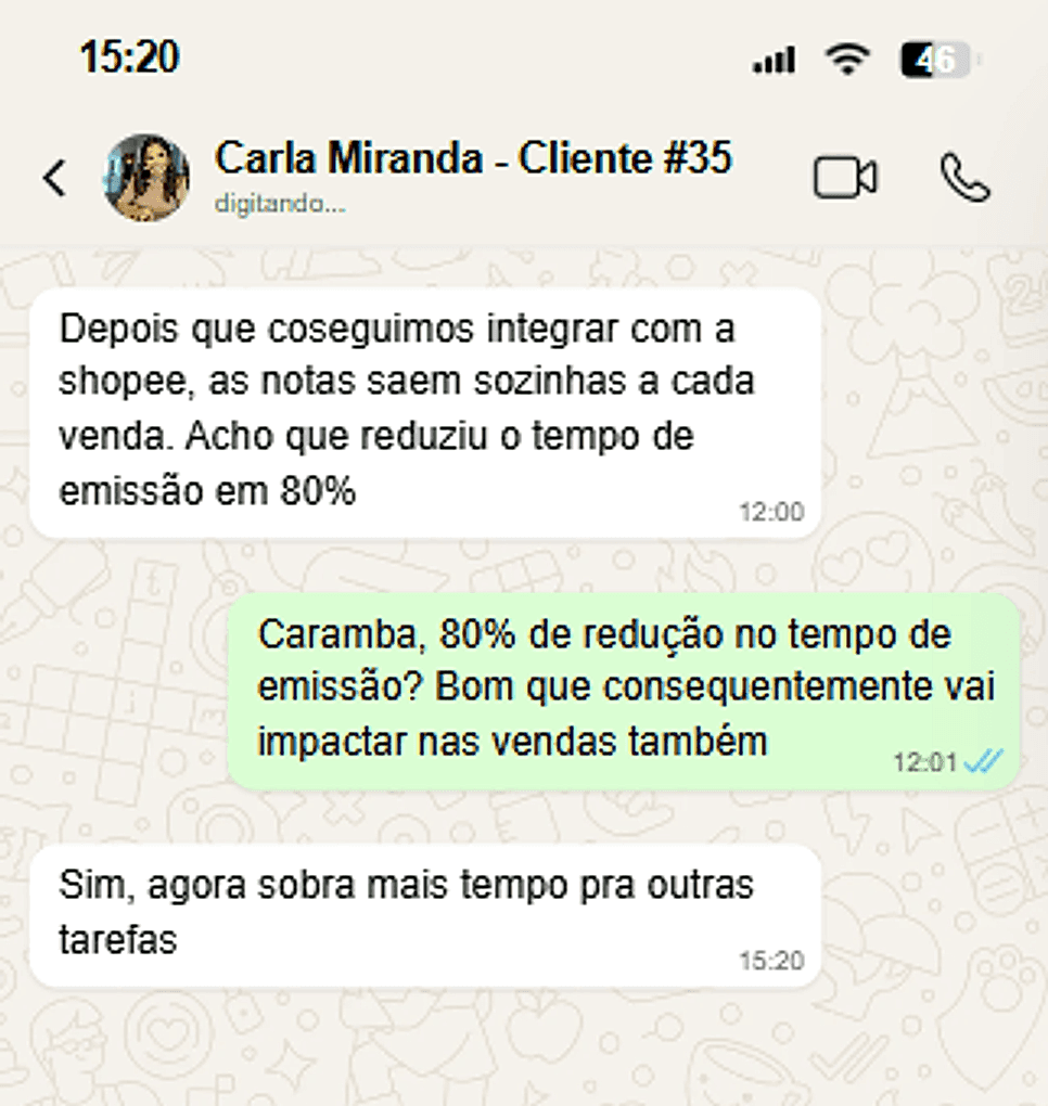 Avaliação de cliente 2